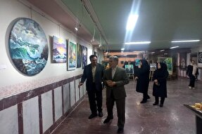 نمایشگاه گروهی آثار هنرهای تجسمی در سلماس گشایش یافت