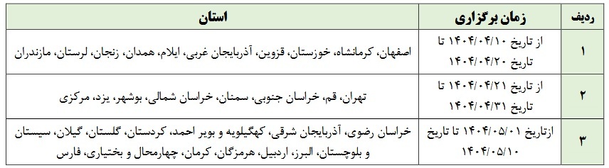 تغییرات زمانی چهل و هشتمین مسابقات سراسری قرآن اوقاف + زمانبندی اجرایی