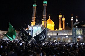 فیلم | حال و هوای حرم بانوی کرامت در شب شهادت امام جواد(ع)