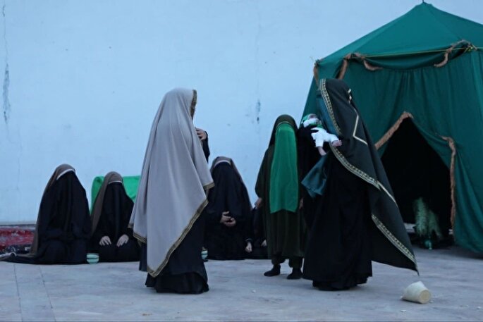 استقبال ۲هزار نفر از ویژه‌برنامه تعزیه‌خوانی طفل‌الرباب در خوی