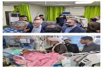 عیادت مسئولان استانی از مجروحان تجاوز رژیم صهیونیستی به اهواز