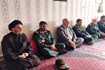 عکس | دیدار جمعی از مسئولان با خانواده‌های شهدای حملات اسرائیل در بروجرد
