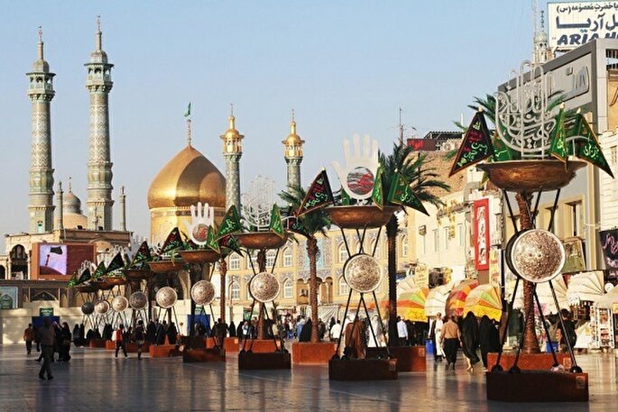 مراسم عزاداری اربعین حسینی در حرم بانوی کرامت برگزار میشود