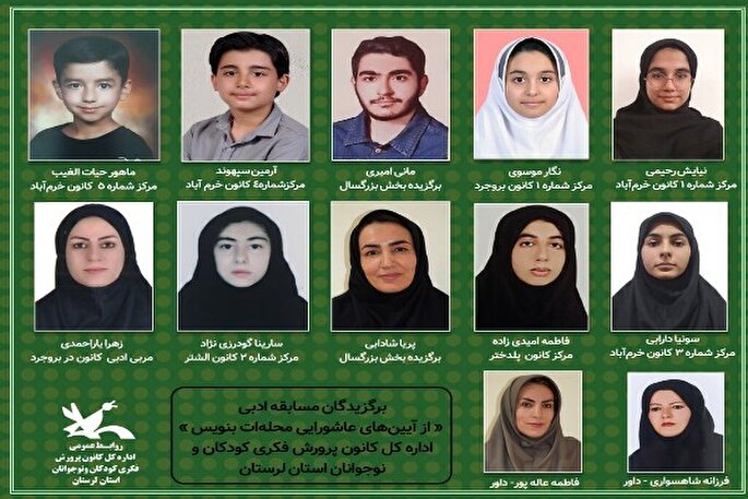 برگزیدگان مسابقه ادبی «از آیین‌های عاشورایی محله‌ات بنویس» معرفی شدند