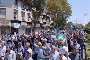 راهپیمایی جمعه‌های خشم و نصر در گیلان برگزار شد