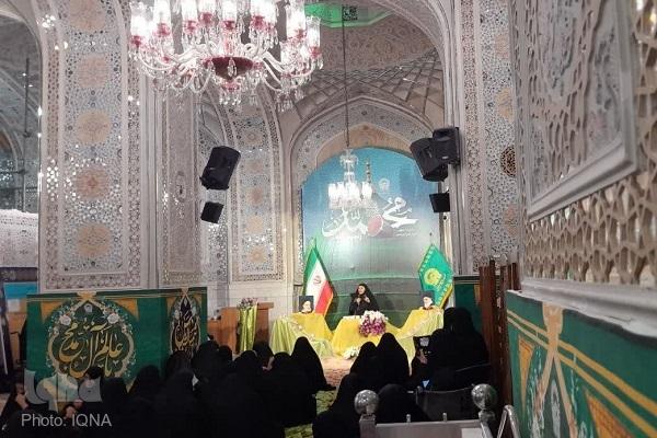 تغرید محمد جونی استاد حوزه علمیه خواهران از کشور لبنان