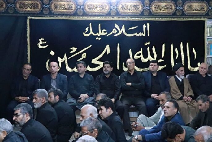 عکس | عزاداری شب شهادت امام رضا(ع) در خرم‌آباد