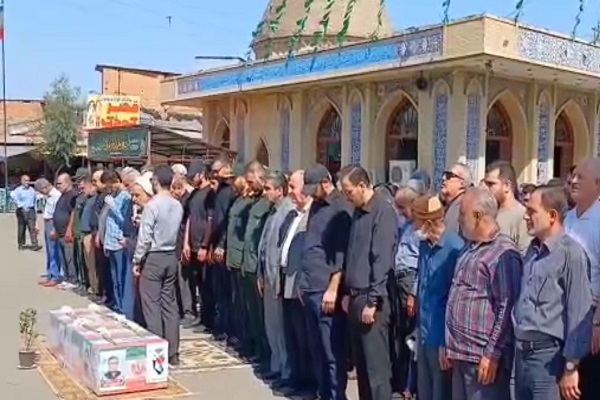 تشییع پیکر جانباز ۷۰ درصد و آزاده دفاع مقدس، سردار شهید محمود دولت‌آبادی در ساری
