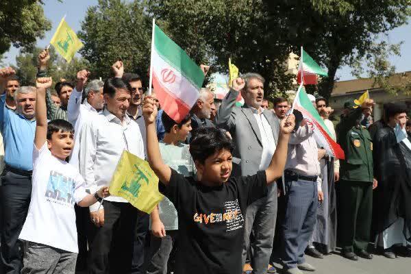 راهپیمایی جمعه‌های خشم و نصر در چهارمحال‌و‌بختیاری+فیلم و عکس