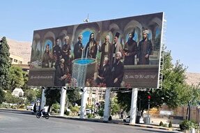 شاعران شیراز پس از قرن‌ها بر دیوارنگاره شهر گردهم آمدند