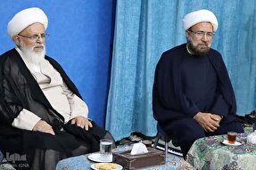 دیدار عوامل اجرایی نوحه «ولی نعمت ایران» با امام جمعه یزد + عکس