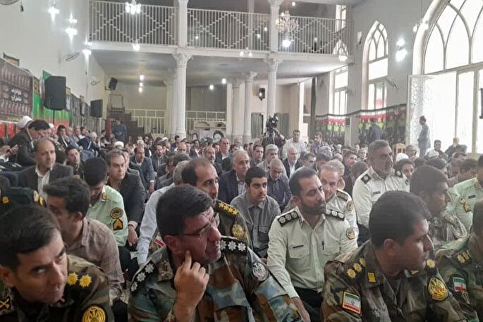 عکس | مراسم گرامیداشت شهدای هشتم شهریور در حوزه کمالیه خر‌م‌‎آباد