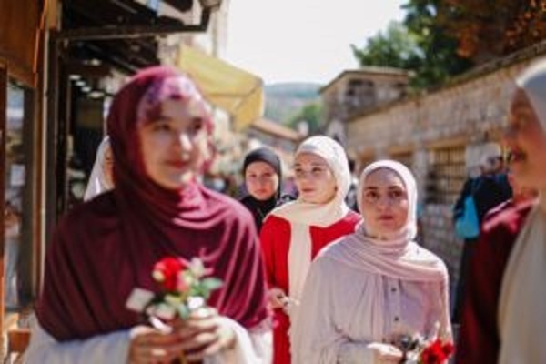 استقبال از سالروز میلاد پیامبر (ص) در سارایوو + عکس