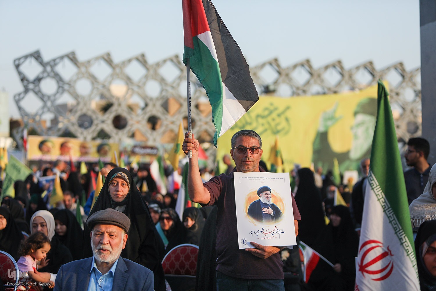 مراسم نخستین سالگرد شهادت سیدحسن نصرالله مراسم نخستین سالگرد شهادت سیدحسن نصرالله