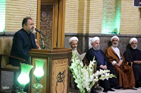 مراسم ترحیم همسر آیت‌الله العظمی سیستانی در تهران