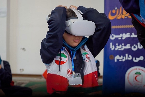 آموزش‌های امدادی با عینک واقعیت مجازی در مسابقات کشوری «دادرس»