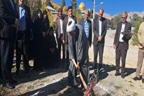 درمانگاه خیریه بقعه امامزاده مختار(ع) یاسوج کلنگ‌زنی شد