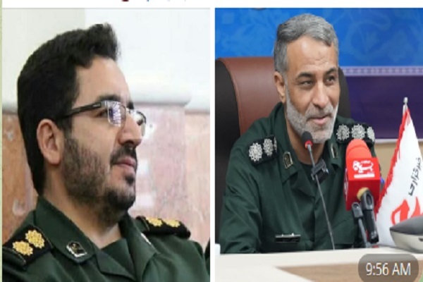 تکریم و معارفه روابط عمومی سپاه همدان
