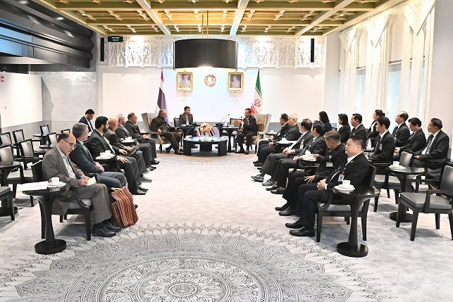 دیدار رئیس مجلس نمایندگان تایلند با نمایندگان مجلس شورای اسلامی ج.ا.ایران دیدار رئیس مجلس نمایندگان تایلند با نمایندگان مجلس شورای اسلامی ج.ا.ایران