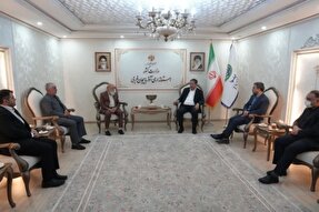 دیدار رئیس شورای شهر تهران با استاندار آذربایجان‌غربی