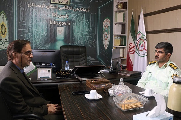 دیدار رئیس پلیس فتا با دبیرستاد امر به معروف