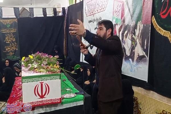 وداعی آسمانی با شهید گمنام؛ هنگامی‌ که عطر شهادت در آستان مقدس بی‌بی سررو‌ضه پیچید…