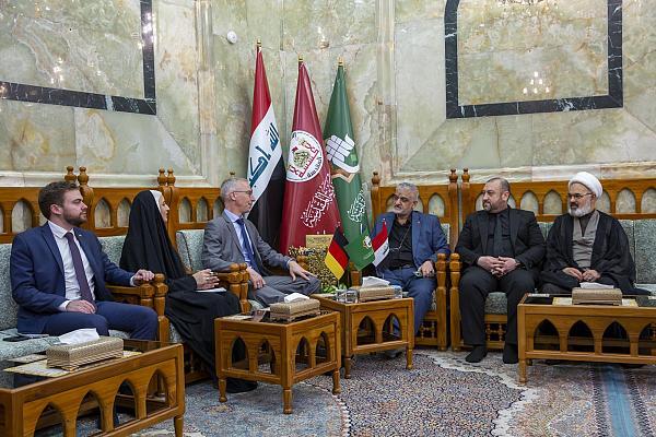 بازدید سفیر آلمان از آستان مقدس عباسی +عکس بازدید سفیر آلمان از آستان مقدس عباسی +عکس