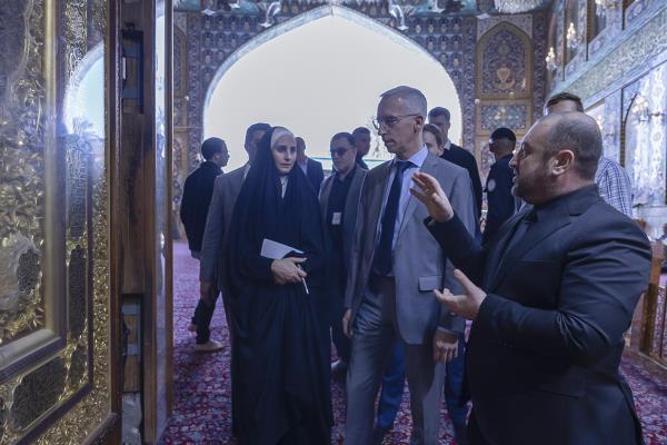 بازدید سفیر آلمان از آستان مقدس عباسی +عکس بازدید سفیر آلمان از آستان مقدس عباسی +عکس