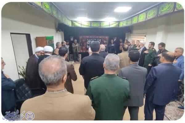 برگزاری نخستین روز آیین عزاداری فاطمیه دوم در بابلسر با حضور مسئولان شهرستان