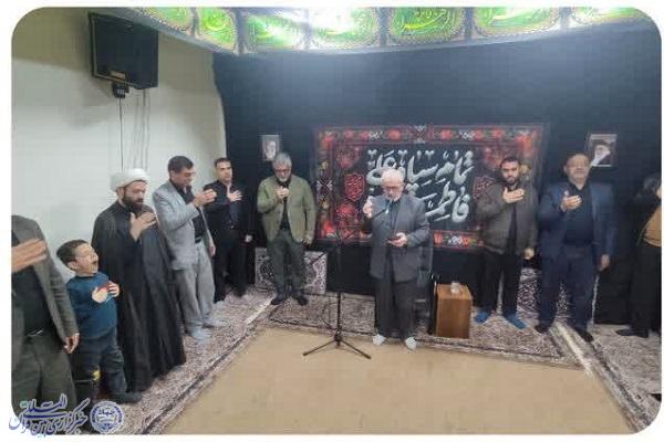 برگزاری نخستین روز آیین عزاداری فاطمیه دوم در بابلسر با حضور مسئولان شهرستان