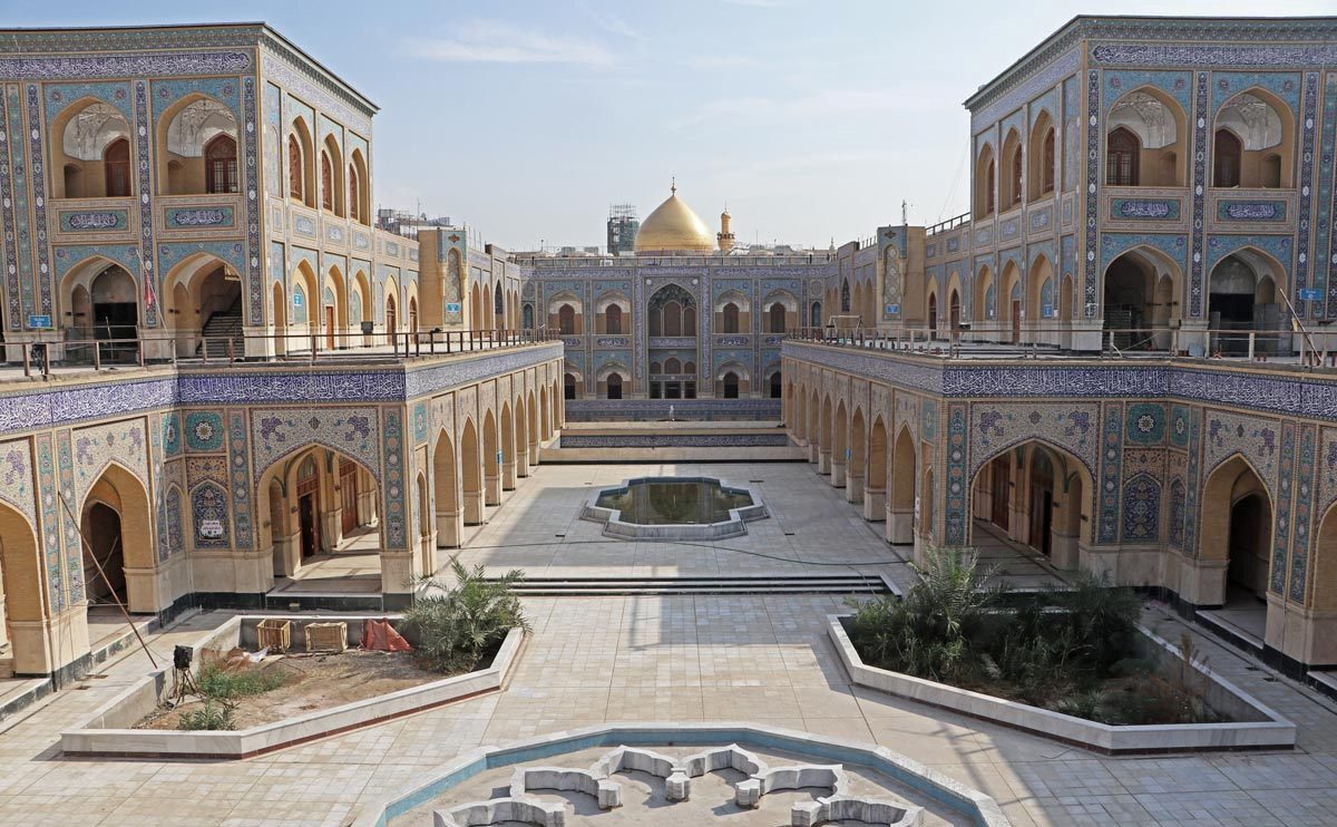 اوج شکوه معماری ایرانی ـ اسلامی در صحن حضرت زهرا(س)