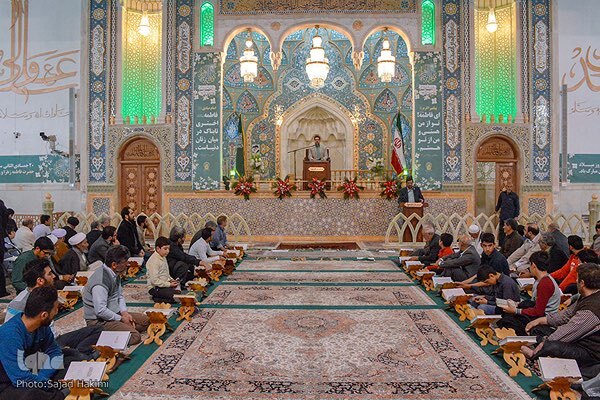 محفل انس با قرآن و عترت در حرم حضرت معصومه(س)