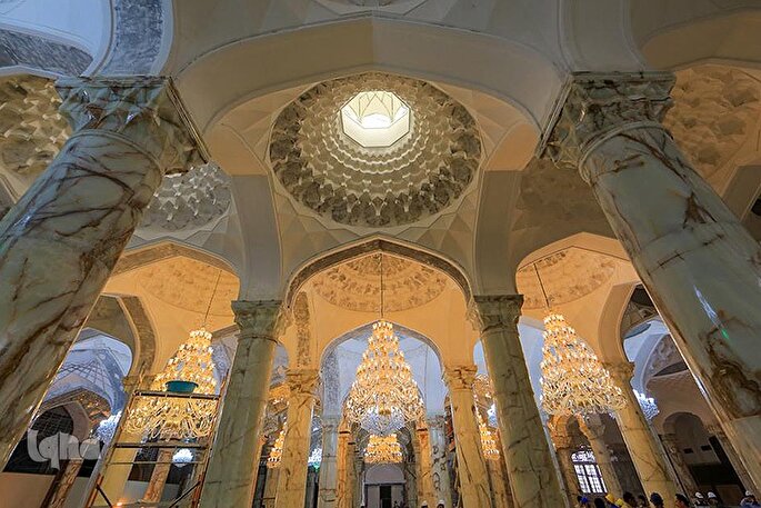 صحن حضرت زهرا(س) در آستان مقدس علوی افتتاح شد