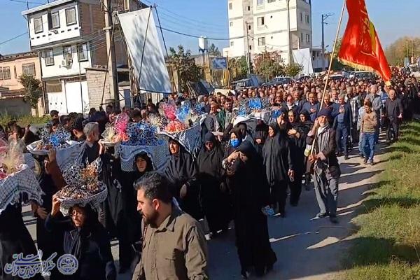 تدفین شهید خوشنام ۴۱ ساله دفاع مقدس در مجتمع ایثار ساری