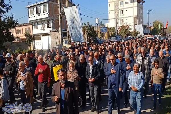 تدفین شهید خوشنام ۴۱ ساله دفاع مقدس در مجتمع ایثار ساری