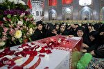 عکس | وداع باشکوه با ۱۳ شهید گمنام در حرم مطهر رضوی