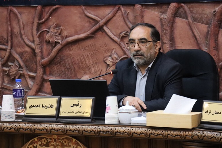 احمدی، رئیس شورای اسلامی شهر تبریز