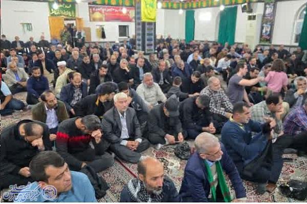 ارسالی // محفل شهدایی در دارابدین روشن؛ تجلیل از ۱۱ شهید والا مقام