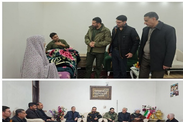 دیدار با خانواده جانبازان