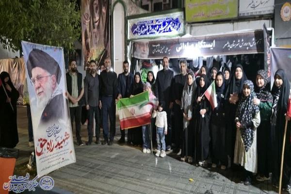 بیعت سربازان کالسکه سوار با امام خامنه ای