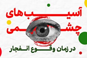 موشن گرافیک | اقدامات اولیه هنگام آسیب چشمی پس از حملات هوایی