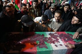 عکس | تشییع پیکر شهیدان «احمد میرزاوند» و «مرتضی بهاروند»