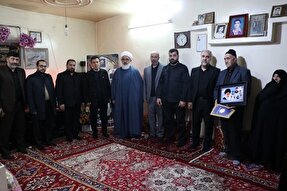 دیدار شهردار تبریز با خانواده شهدای محله قره باغی