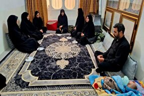 دیدار سرپرست دفتر امور زنان و خانواده استانداری زنجان با خانواده شهید فتحی