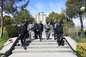 مرمت آرامگاه باباطاهر پس از آسیب‌های ناشی از حملات آمریکایی صهیونیستی