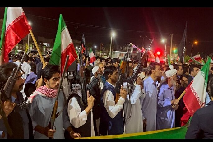 اجتماع طوایف منطقه سیستان در خونخواهی از امام شهید + فیلم و عکس