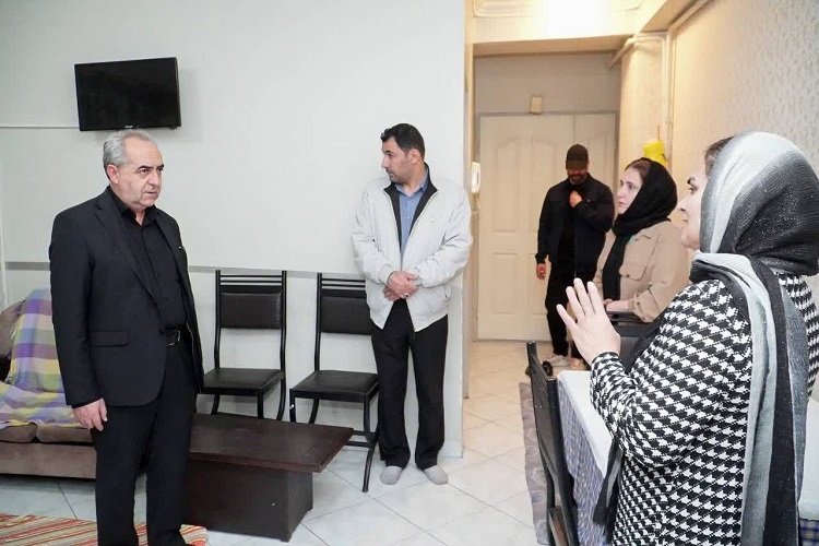 عیادت استاندار آذربایجان شرقی از آسیب دیدگان جنگ رمضان
