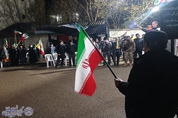 سی و هفتمین شب ایستادگی مردم سنگده در خونخواهی امام شهید