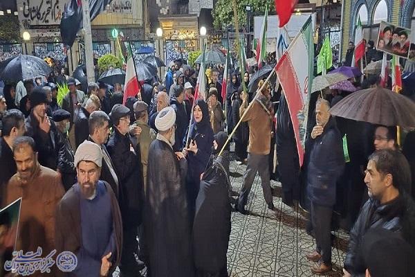 خیابانهای شهر بابلسر صحنه اتحاد ملت ایران همراه با باران بهاری خیابانهای شهر بابلسر صحنه اتحاد ملت ایران همراه با باران بهاری