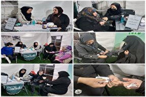 فعالیت پایگاه سلامت جهاددانشگاهی سمنان در سی‌وهشتمین شب «شب‌های اقتدار»